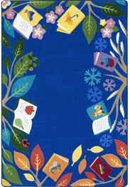Joy Carpets Kid Essentials Books for All Seasons Multi